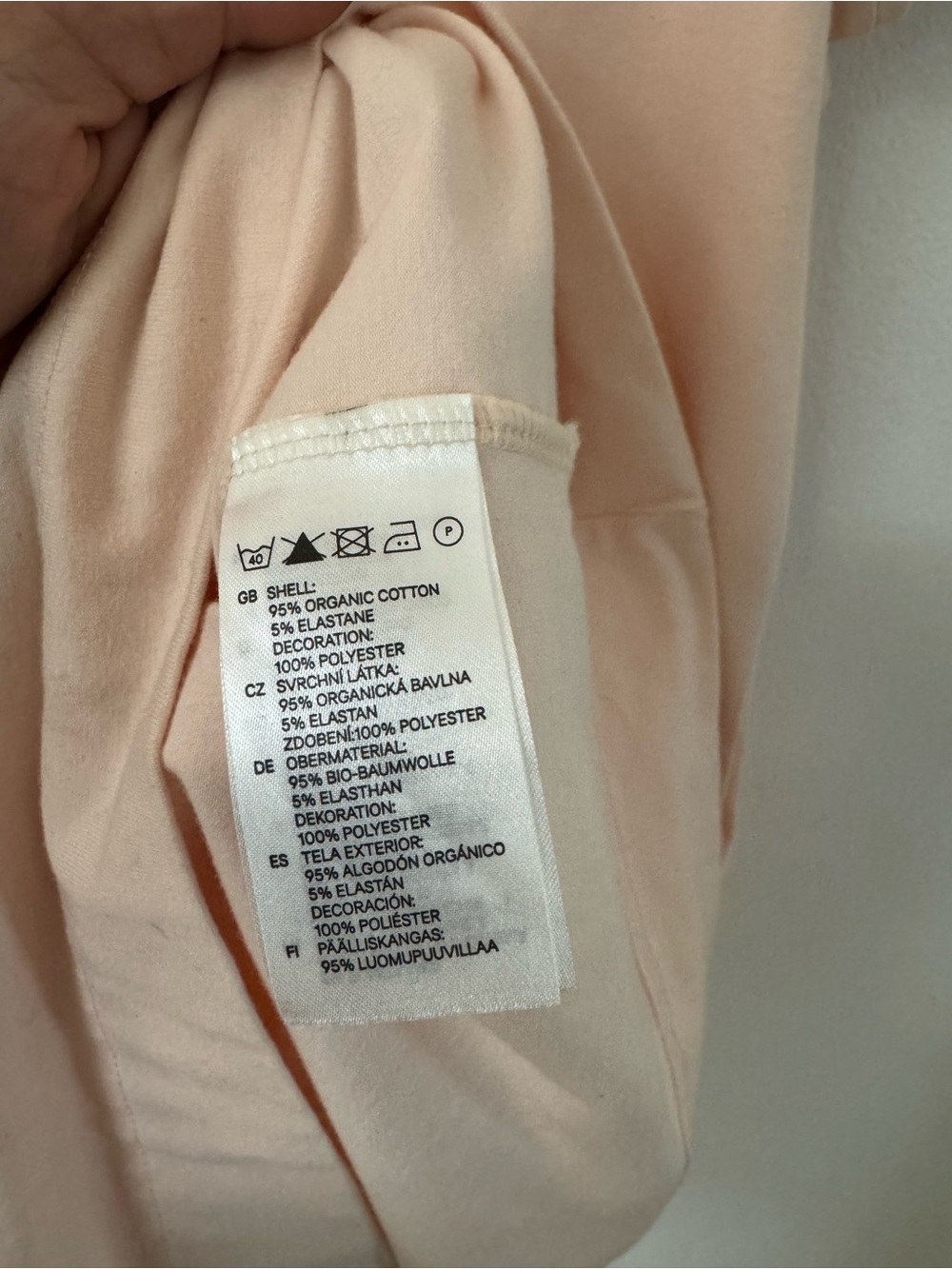 H&M Garden Collection circa 2010 peach dress organic cotton size M - Picture 8 of 8